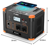 Tragbare Powerstation 500W/519Wh, Grecell Powerstation (Spitze1000W),Geräuschlos,Schnelles Aufladen,Umweltfreundlich Solargenerator für Camping,Wohnmobil und Notfall zu Hause