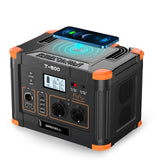 Tragbare Powerstation 500W/519Wh, Grecell Powerstation (Spitze1000W),Geräuschlos,Schnelles Aufladen,Umweltfreundlich Solargenerator für Camping,Wohnmobil und Notfall zu Hause