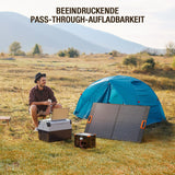 Tragbare Powerstation 500W/519Wh, Grecell Powerstation (Spitze1000W),Geräuschlos,Schnelles Aufladen,Umweltfreundlich Solargenerator für Camping,Wohnmobil und Notfall zu Hause